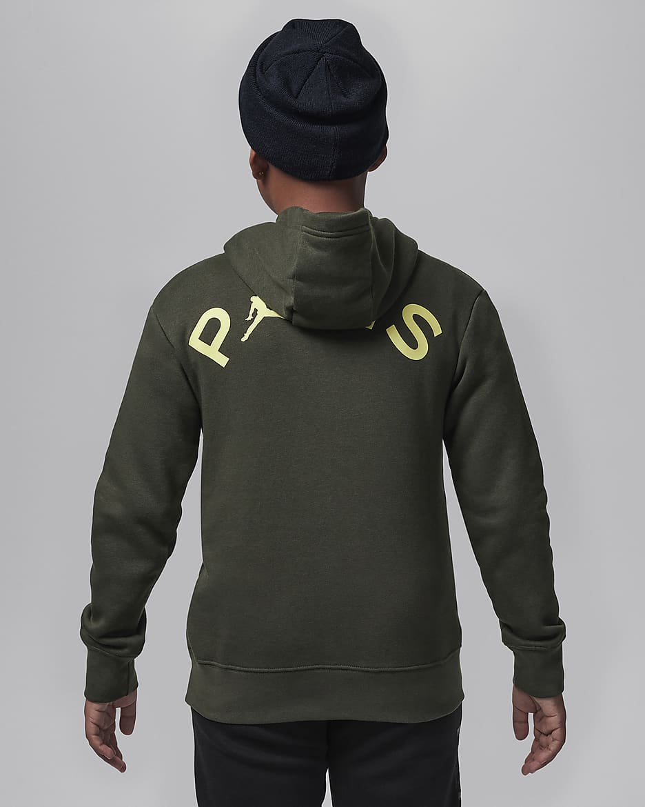 Jordan Paris Saint Germain Big Kids Pullover Hoodie. Nike